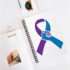 Suicide Prevention Support Ribbon Spiral Notebook - Ruled Line - Image 5