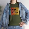 Your Life Is Worth My Time Vertical Stripes T-Shirt - Image 81