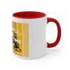 New Design Vertical Stripe Red Accent Mug - Image 3