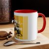 New Design Vertical Stripe Red Accent Mug - Image 4