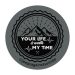 Round Your Life Is Worth My Time Mouse Pad