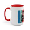 New Design Vertical Stripe Red Accent Mug - Image 6